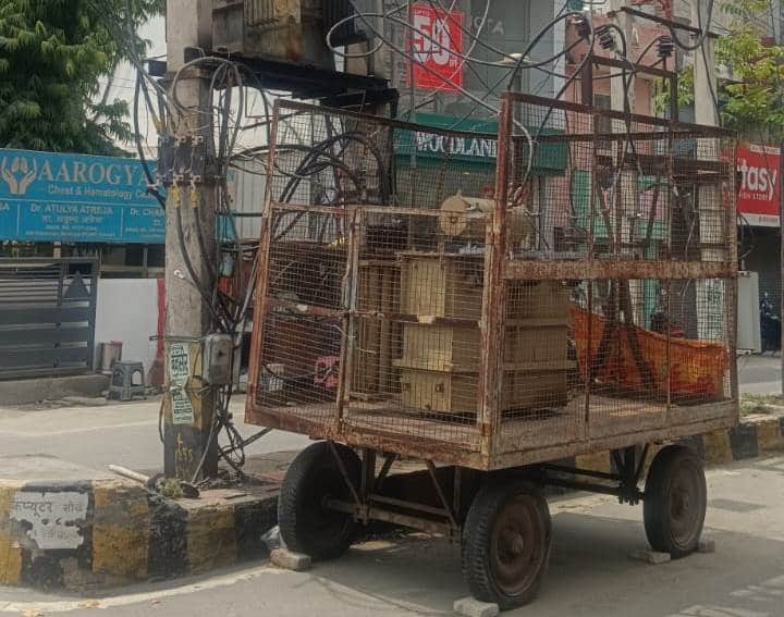 उत्तर हरियाणा बिजली वितरण निगम की ओर से शहर में रखवाया गया अस्थाई ट्रांसफार्मर   संवादउत्तर हरि