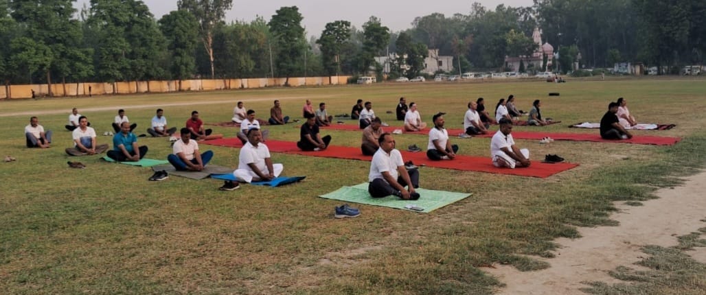 Yoga protocol training camp organized