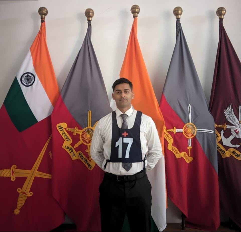 Ayush Kannaujiya, a final-year B.Tech Computer Science student, fulfilled his dream of becoming an Army officer in his sixth attempt.