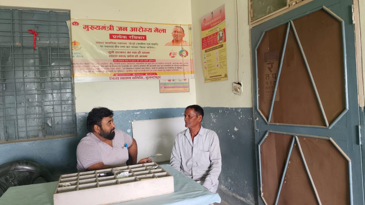 More patients of dehydration and other diseases arrived at Arogya Mela.