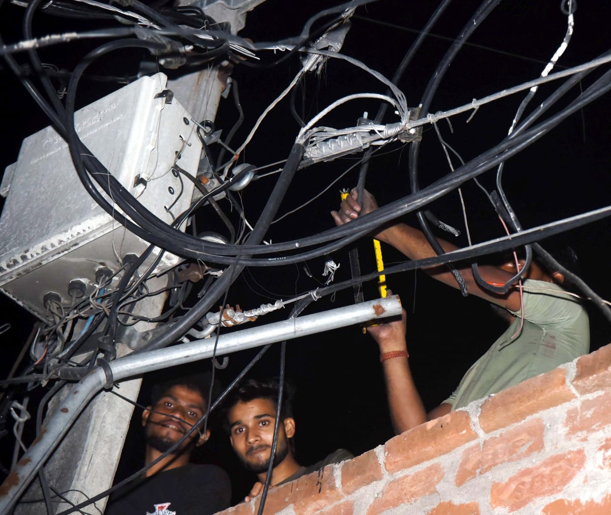A population of 100,000 suffered power outages for 42 hours, sparking anger