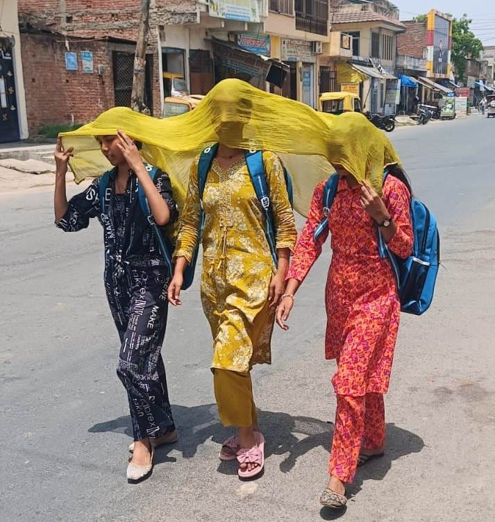 The mercury remained at 44 degrees for four days due to the heat wave.