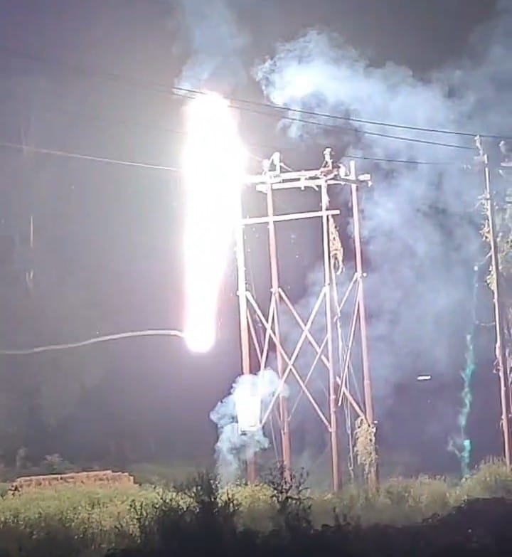 The power system was scorched in the 42-degree heat