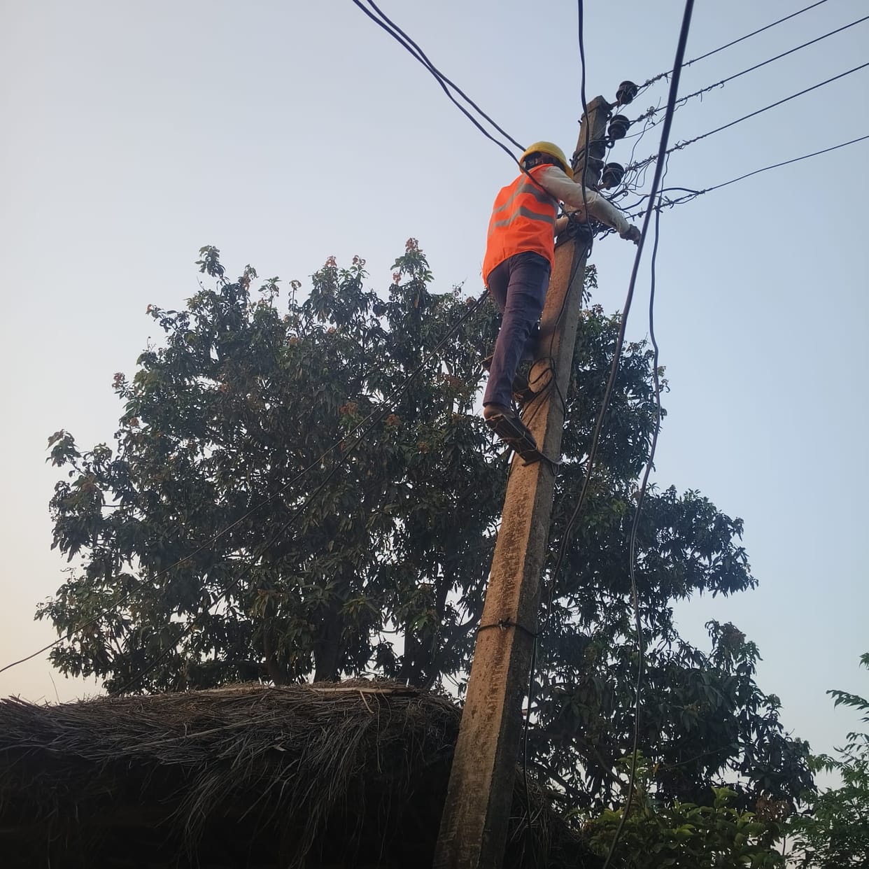 People could not sleep the whole night due to the power outages in Ghunghachai.