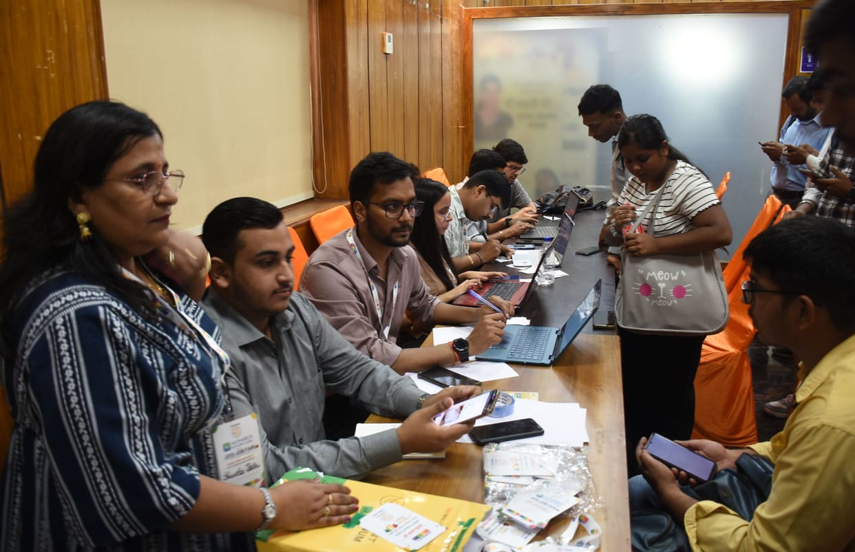 Young people's faces light up upon receiving job offers.