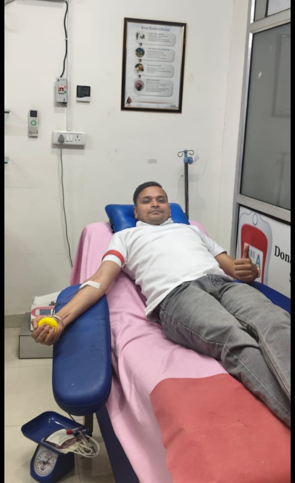 The organization provided platelets to the patients