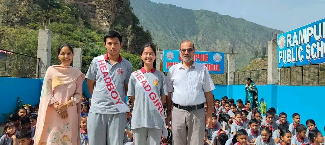 Abhaya was elected head girl and Aryan was elected head boy