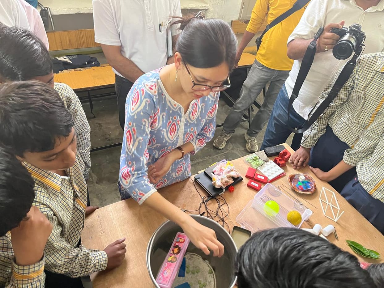 Inspection of Stumble Lab at Model Sanskriti School, Siwan