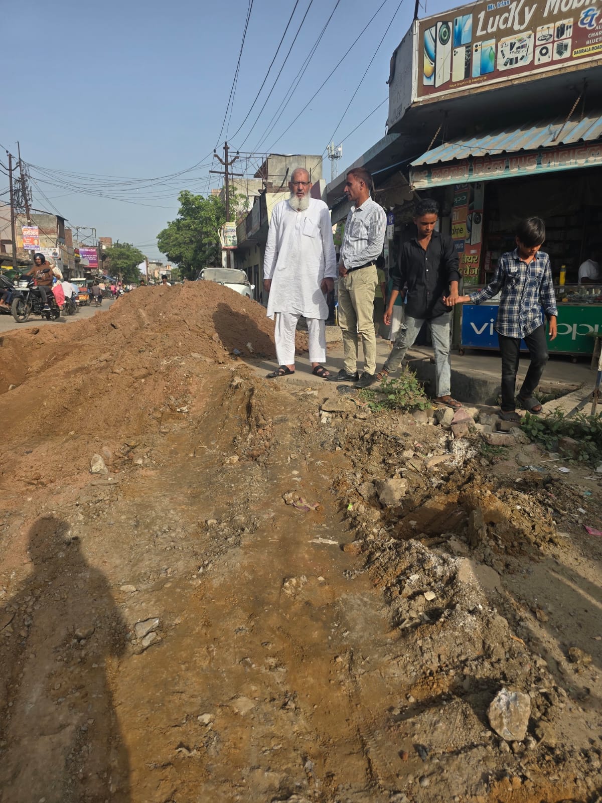 Ramp Construction Begins On Daurala Road Culvert, Will Provide Relief ...