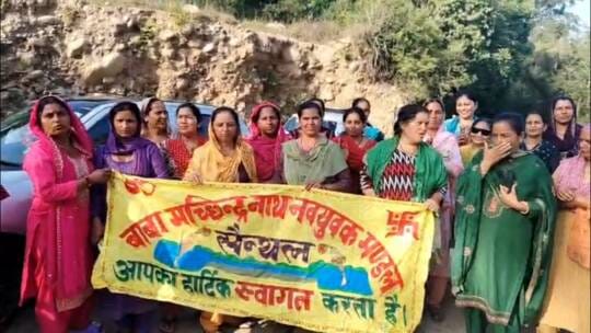 Villagers opened a front against mischievous elements at the religious site Sainthal Machhyal.