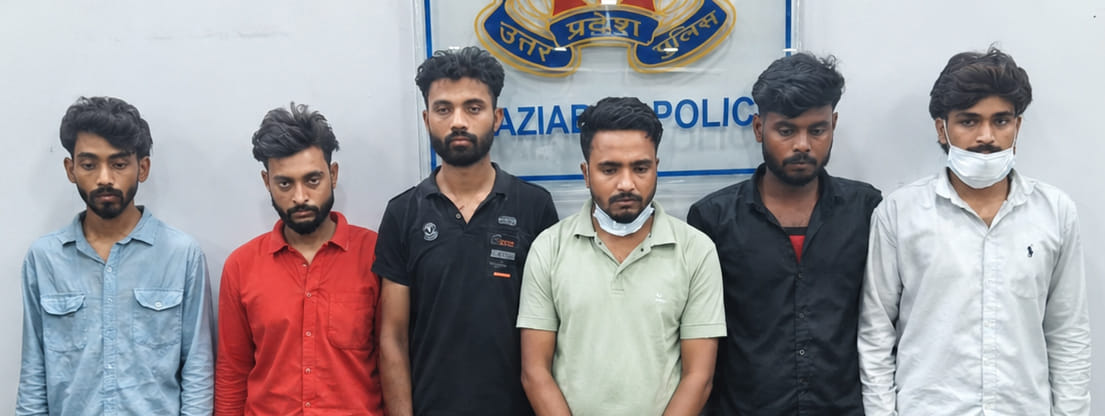 6 arrested for robbing jewellery worth Rs 22 lakh