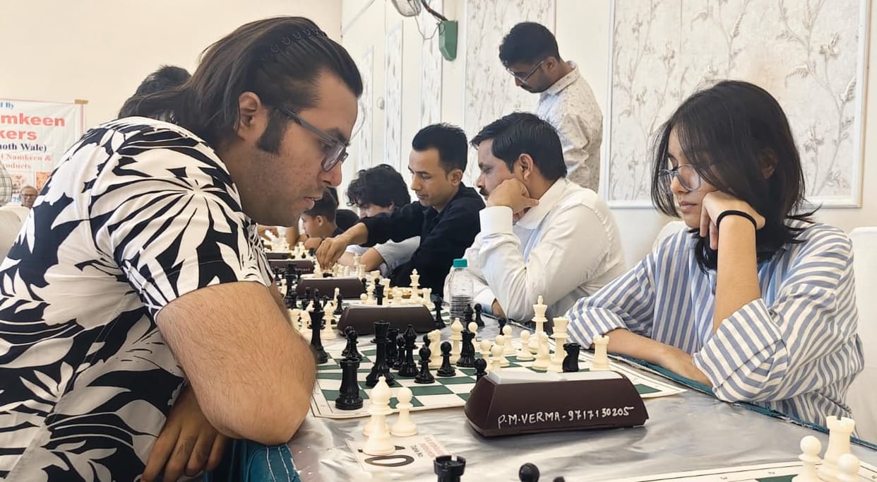 Players displayed their intellectual prowess in the chess competition
