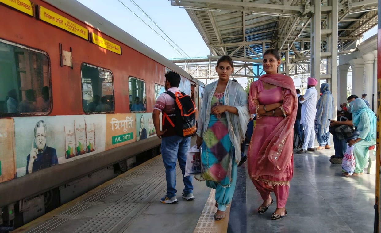 Now, four trains including a Superfast service will run up to Shakurbasti.