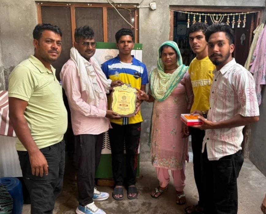 Ayush and Sameer Honored for Selection to the Indian Handball Team