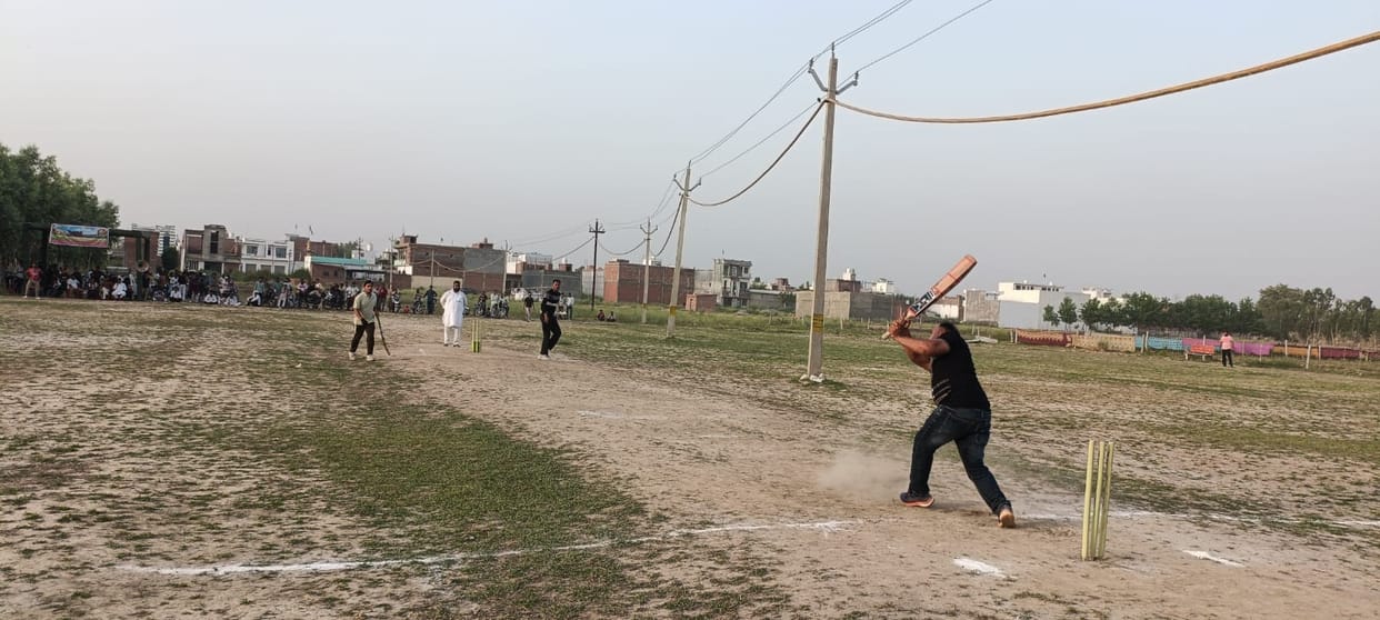 Sardar Nagar team won the match by a margin of three runs.