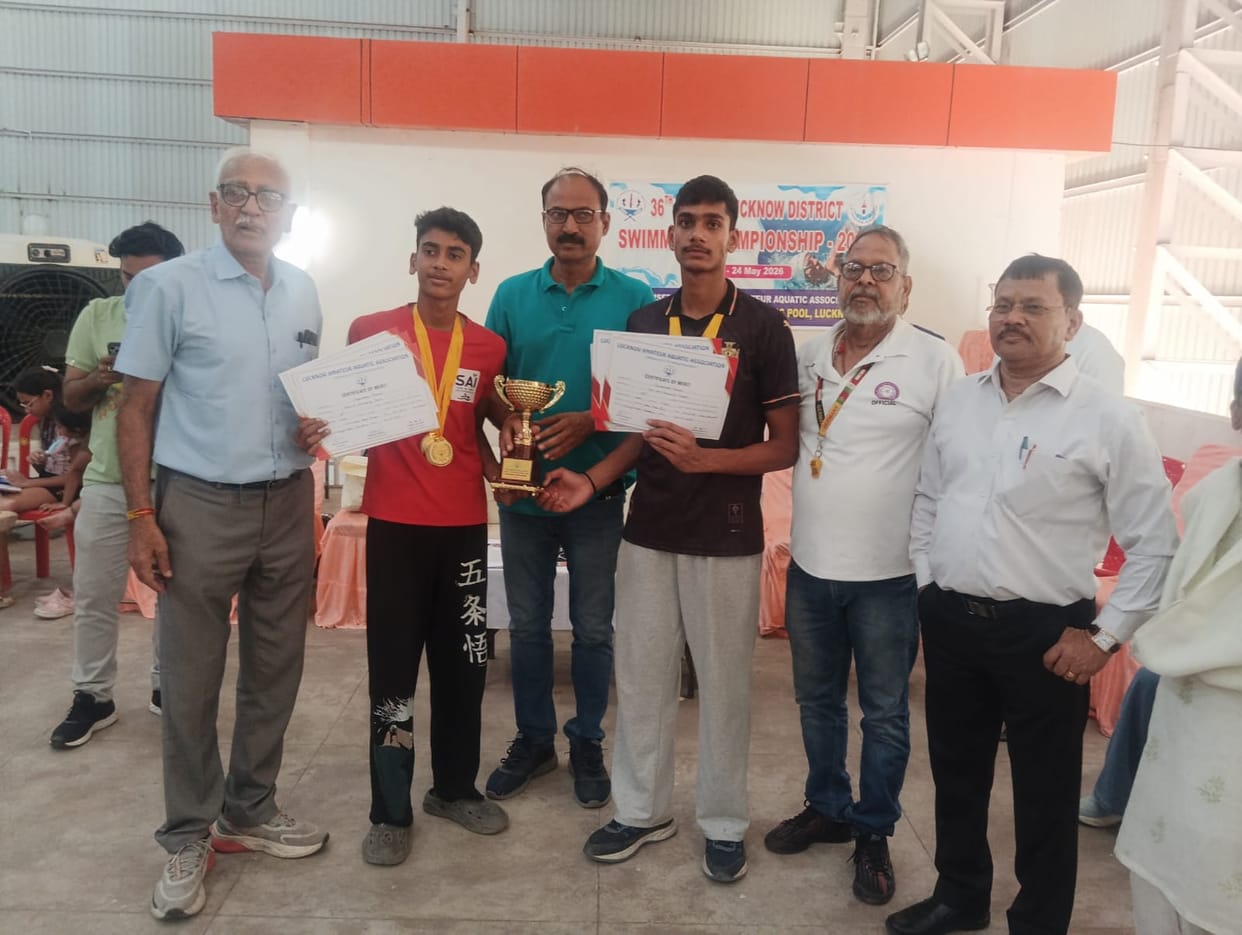 Dominance of Awadh Sports Excellence Swimmers