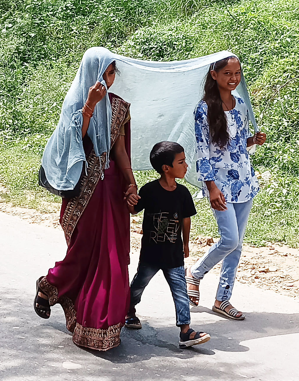 With the heat of the sun, power cuts have increased, leaving villagers in distress.