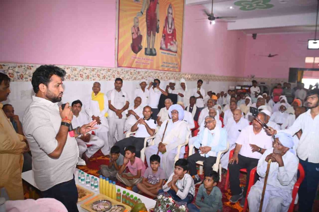 The MLA gave Rs 6 lakh for the development of the Dharamshala.