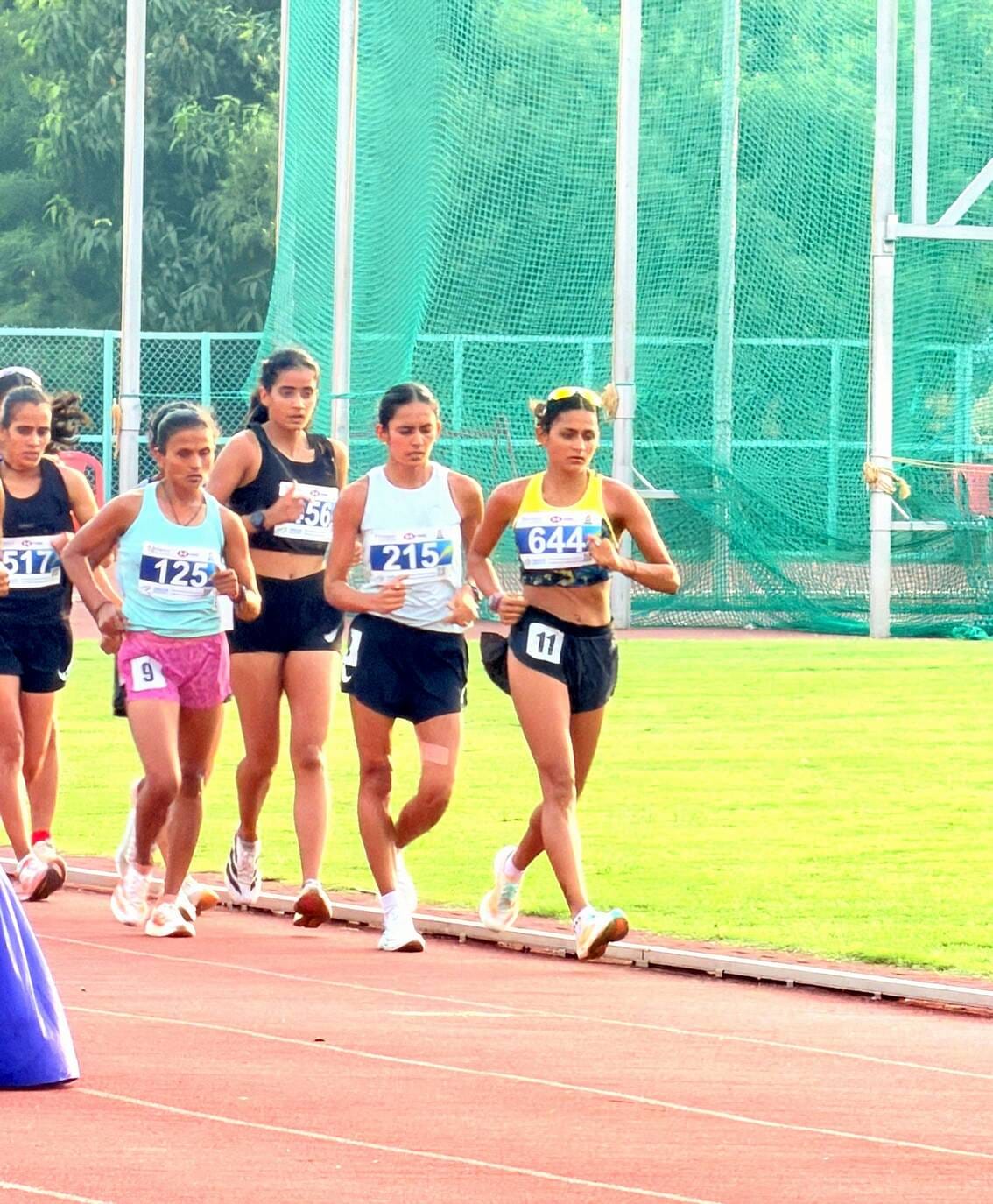 Reshma Patel won silver medal in 10 km walk race