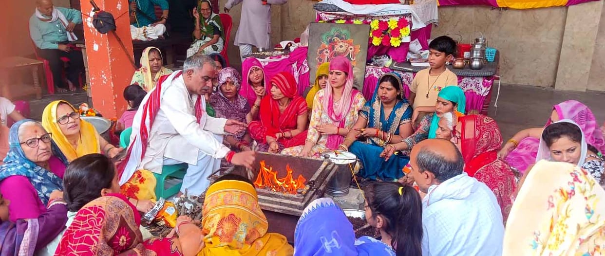Bhagwat Katha concludes with Havan Yagya