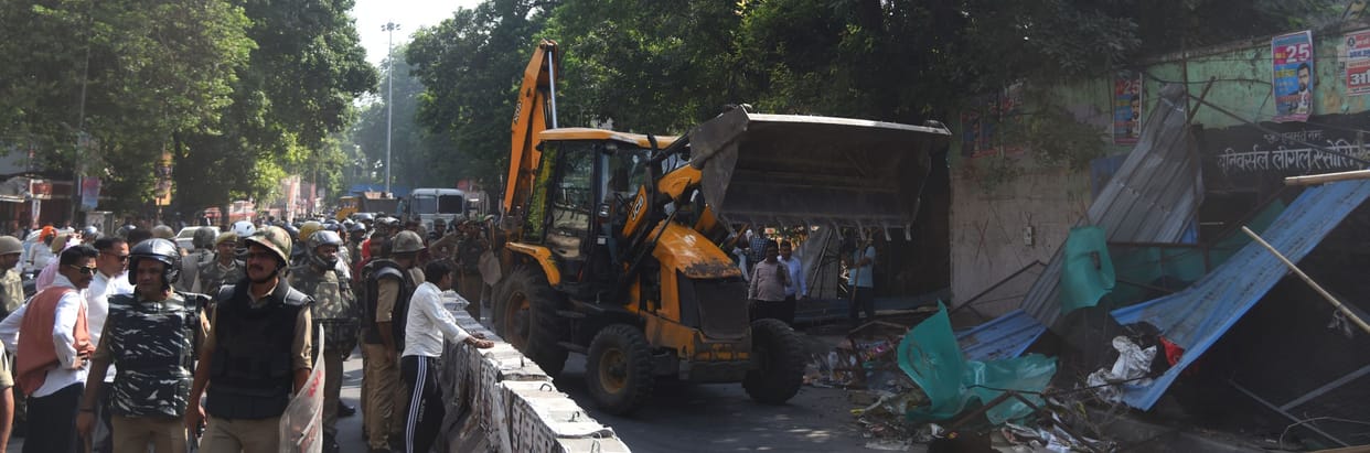 Despite the High Court's order, all illegal chambers could not be demolished.