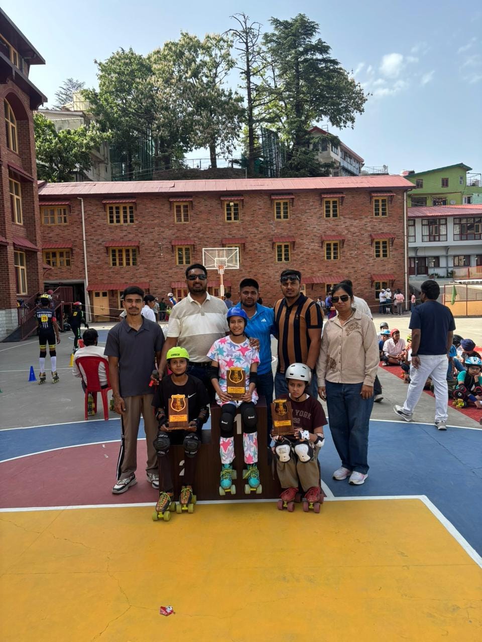jiya first in skating championship