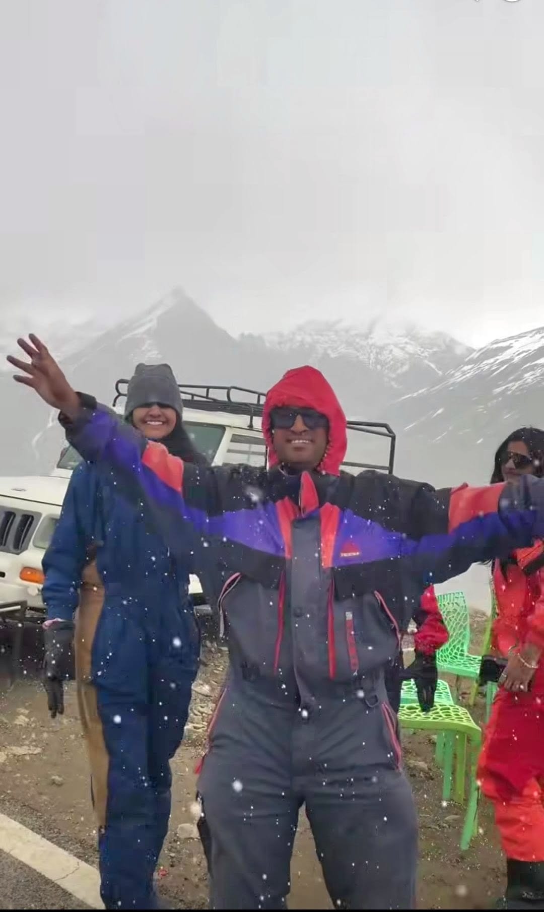 Snowflakes attract tourists