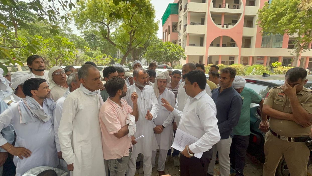 Villagers expressed anger against the Power Grid Company and the district administration.