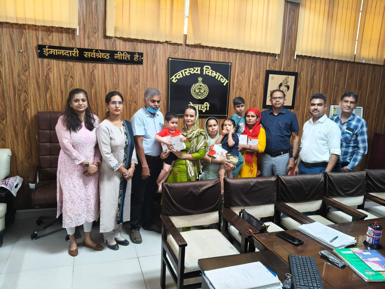 6 hearing aids given to three children under RBSK mission
