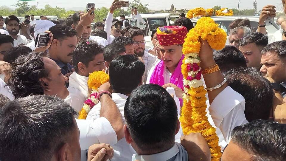 अजमेर पहुंचे पूर्व उपमुख्यमंत्री सचिन पायलट