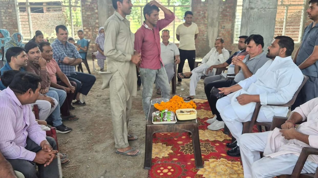 Listened to People's Grievances in Jathlana and Marupur