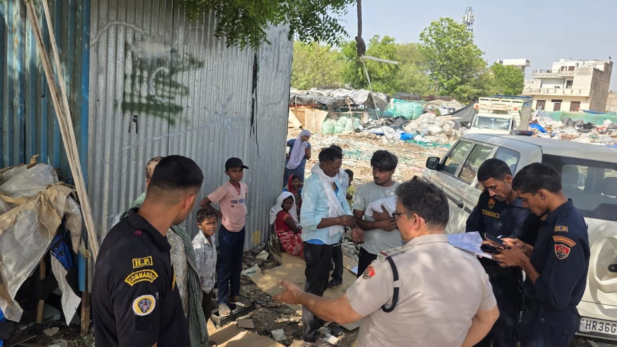 Search operation conducted in slums and suspicious places