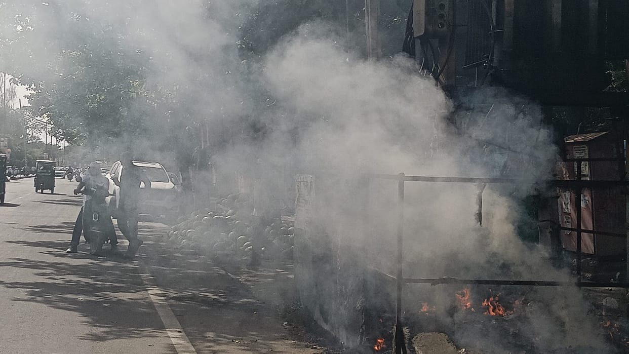 Six transformers blew up in 24 hours, and electrical wires burned in 284 locations.