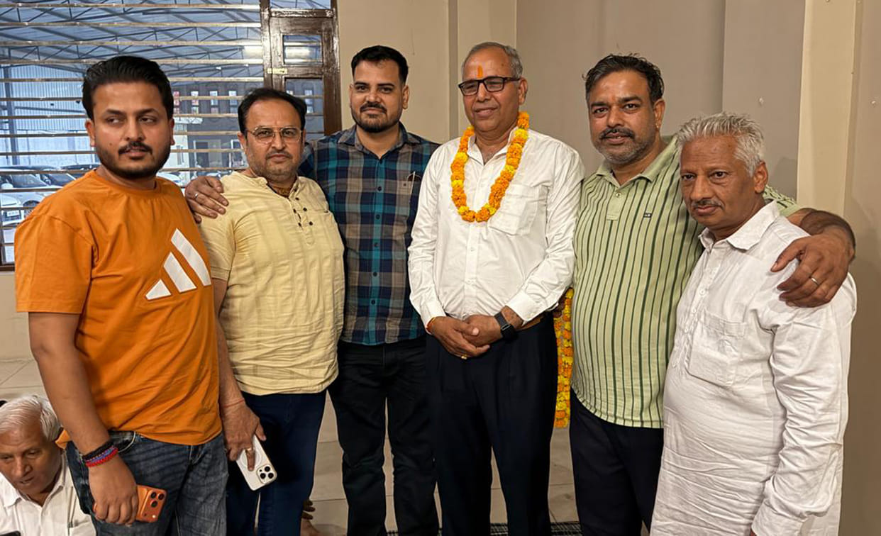Laxman Verma became the head of the Goldsmith Association Cheeka