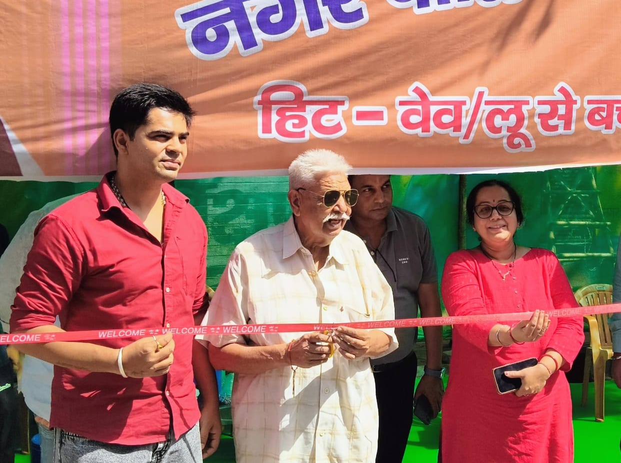 Relief sheds constructed at four locations to protect against heat wave