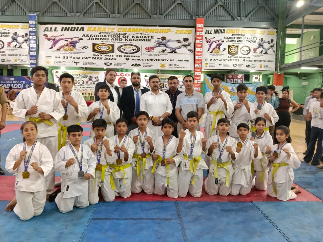 Karate Players Win 17 Medals in Jammu