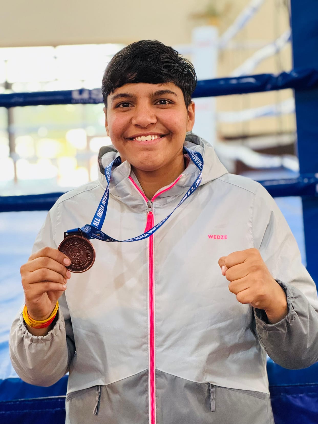 Sisla's Sanjana shines in the boxing ring, aims to win an Olympic medal