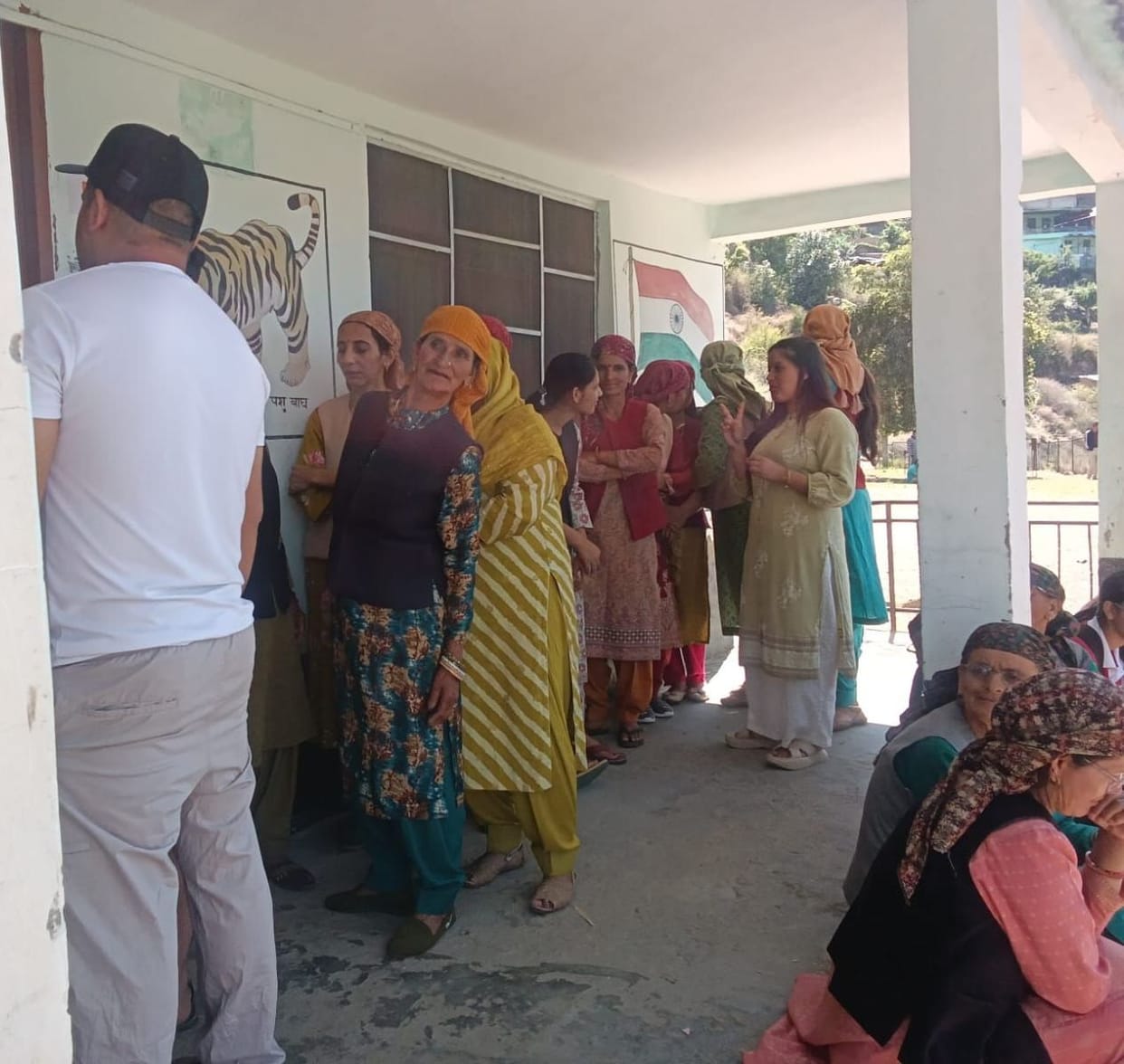Youths' faces lit up after voting for the first time