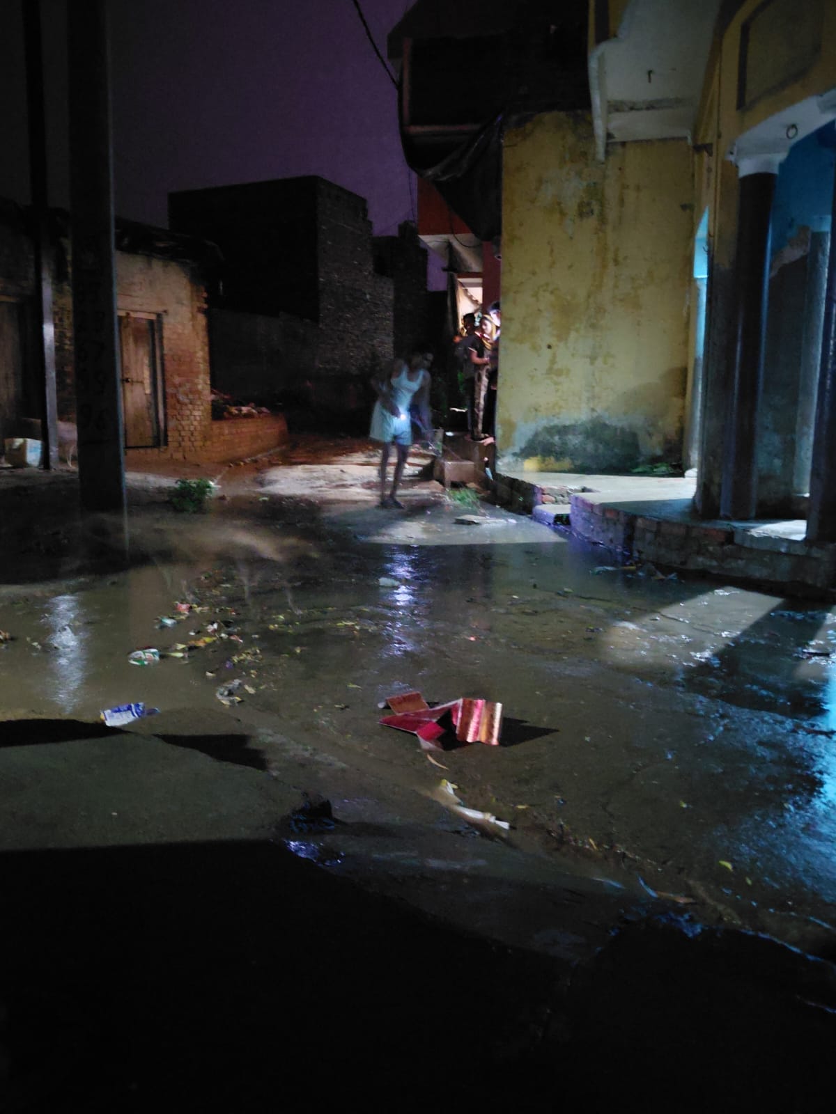 Weather changed due to storm and rain at night, relief from scorching heat