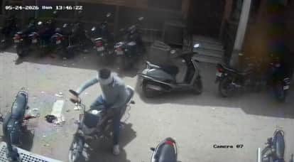 Bike Stolen in Broad Daylight at Pawta’s Kanhaiya Tower, Entire Theft Captured on CCTV Camera