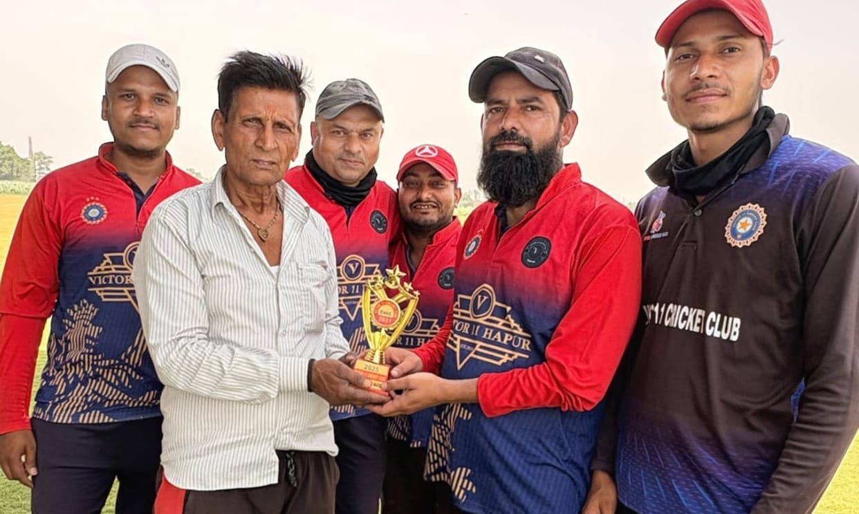 Victor XI team won the match by seven wickets