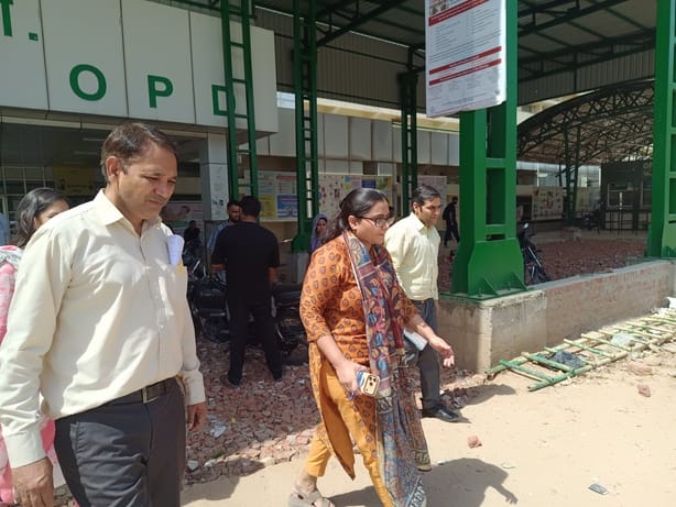ADC arrives for surprise inspection of BK Hospital, gives instructions to improve arrangements