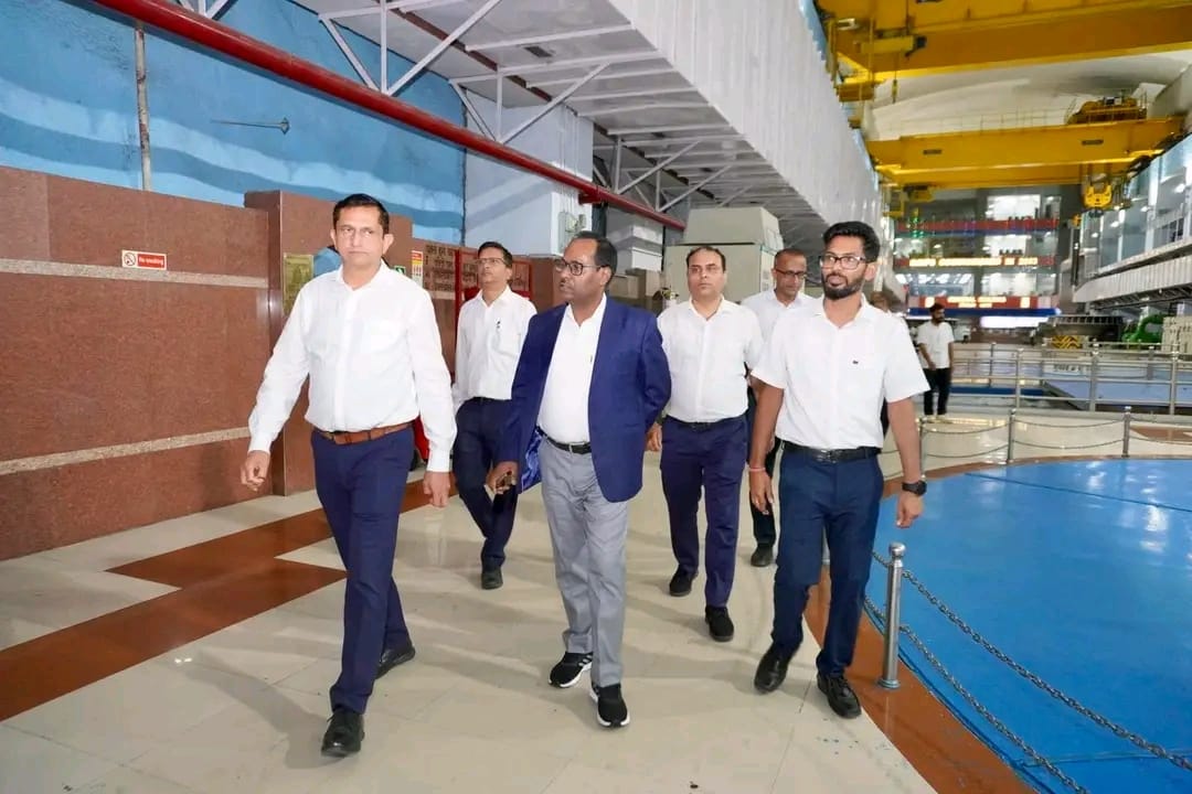 SJVN Director Suprakash Adhikari visited Nathpa-Jhakri Project