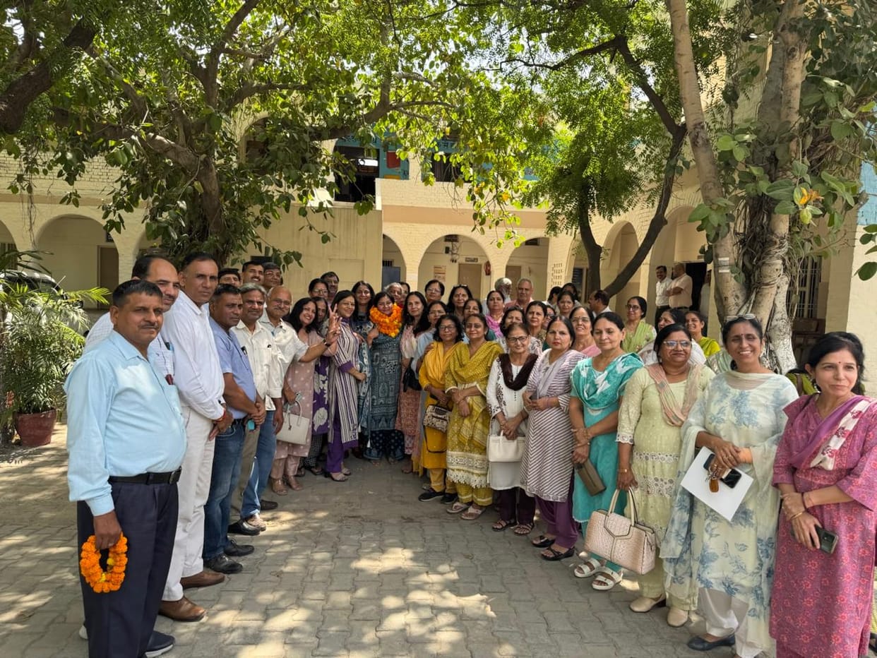 Prabha Siwach became the president of Rohtak School Officers Association.