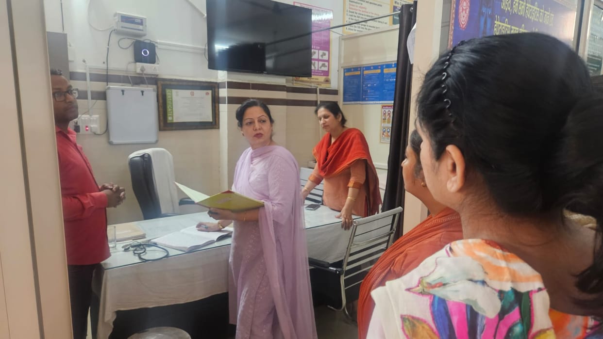 Doctor found missing from duty during inspection, reprimanded