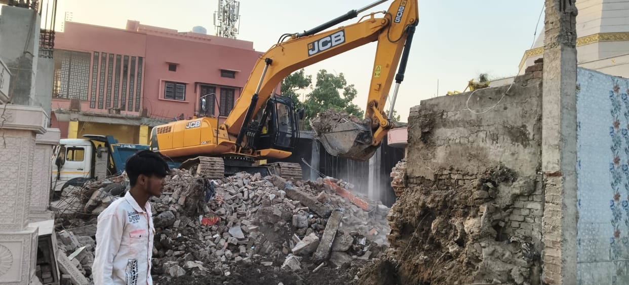Three more temples were demolished near the Shiva temple