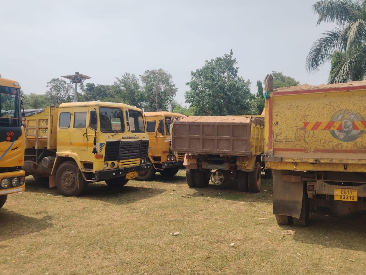 Major action against mineral mafia in Bastar