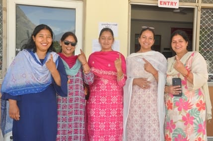 Voting enthusiasm prevails, votes cast in 15 panchayats of Naggar