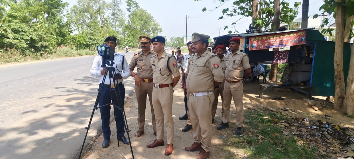 Now, overspeeding vehicles will be challaned with the help of speed radar gun