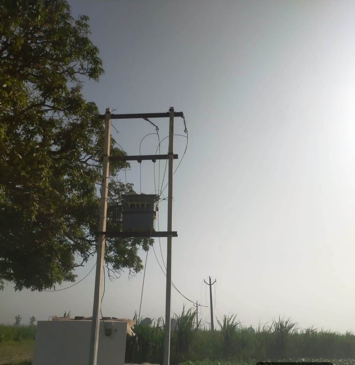 Electricity cables stolen from 20 poles, increasing farmers' problems in the summer